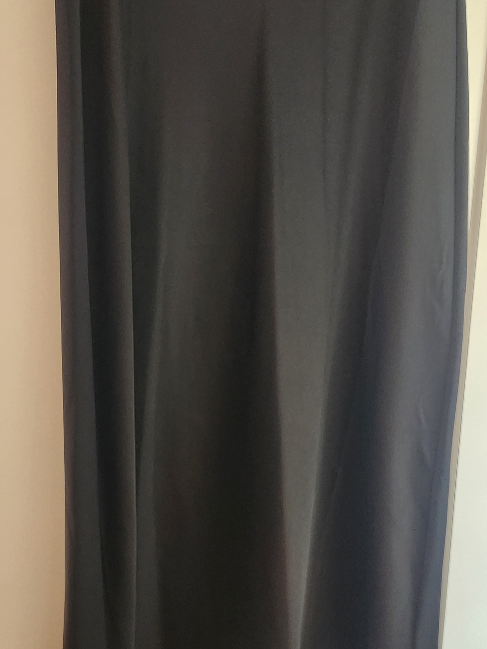 Rachel Zoe Black Satin Maxi Skirt, size 2